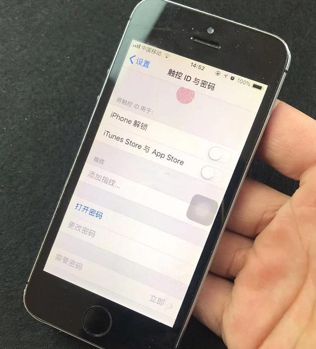二手iphone5s没有密码,无指纹iphone5