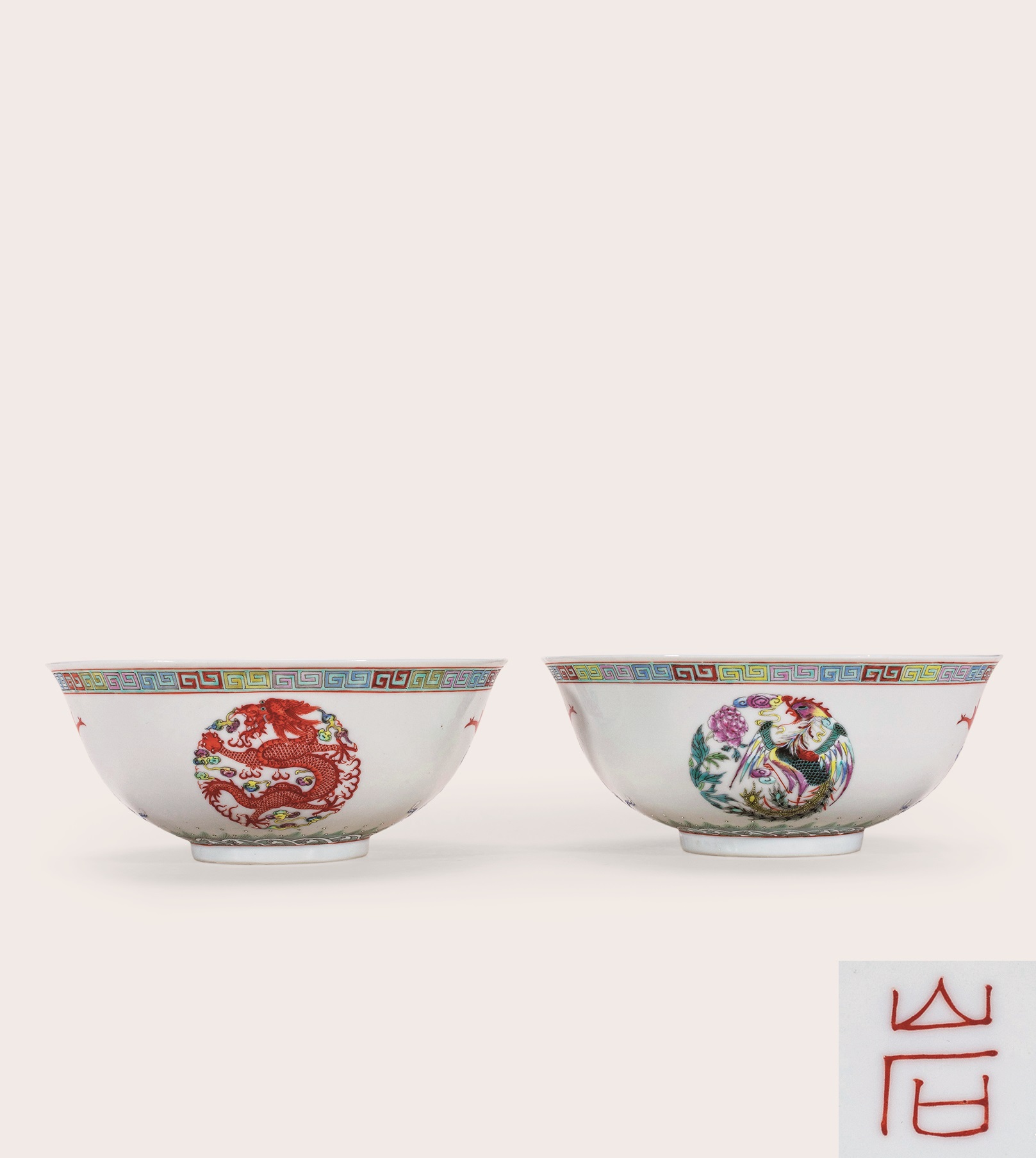 仿清民国粉彩大花瓶插花,乾隆粉彩百鹿尊插花