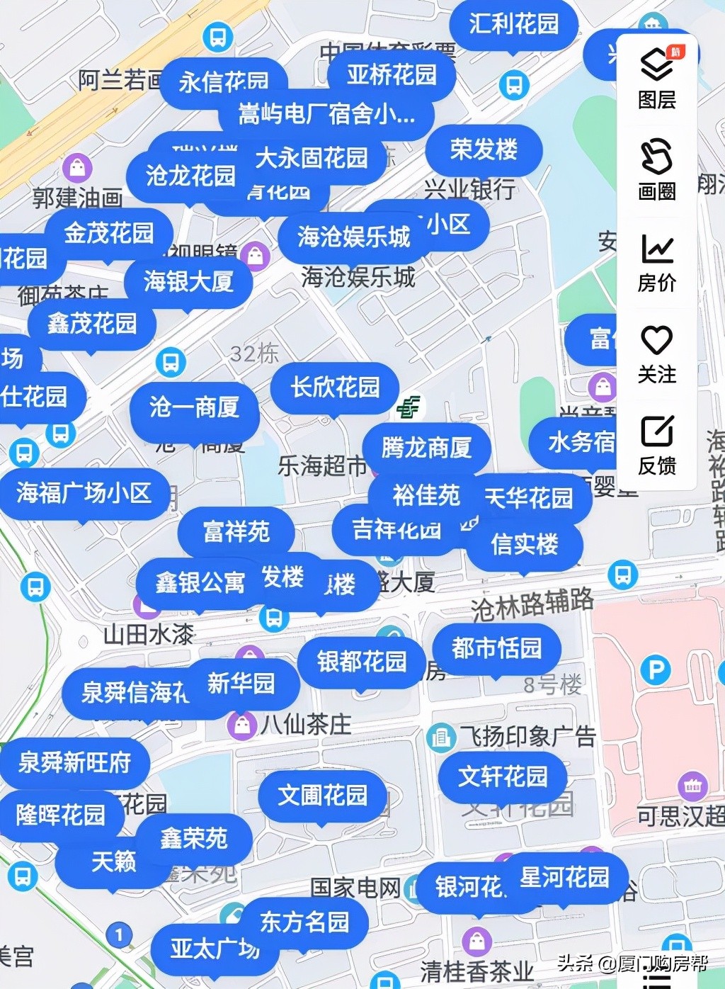 海沧房价二手房价最新成交价,海沧滨海片区房价