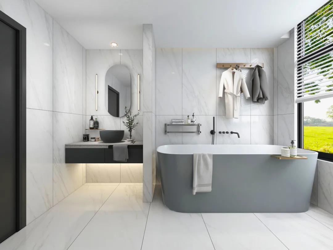 卫生间瓷砖最经典的色彩搭配,装修瓷砖颜色搭配技巧原来有口诀