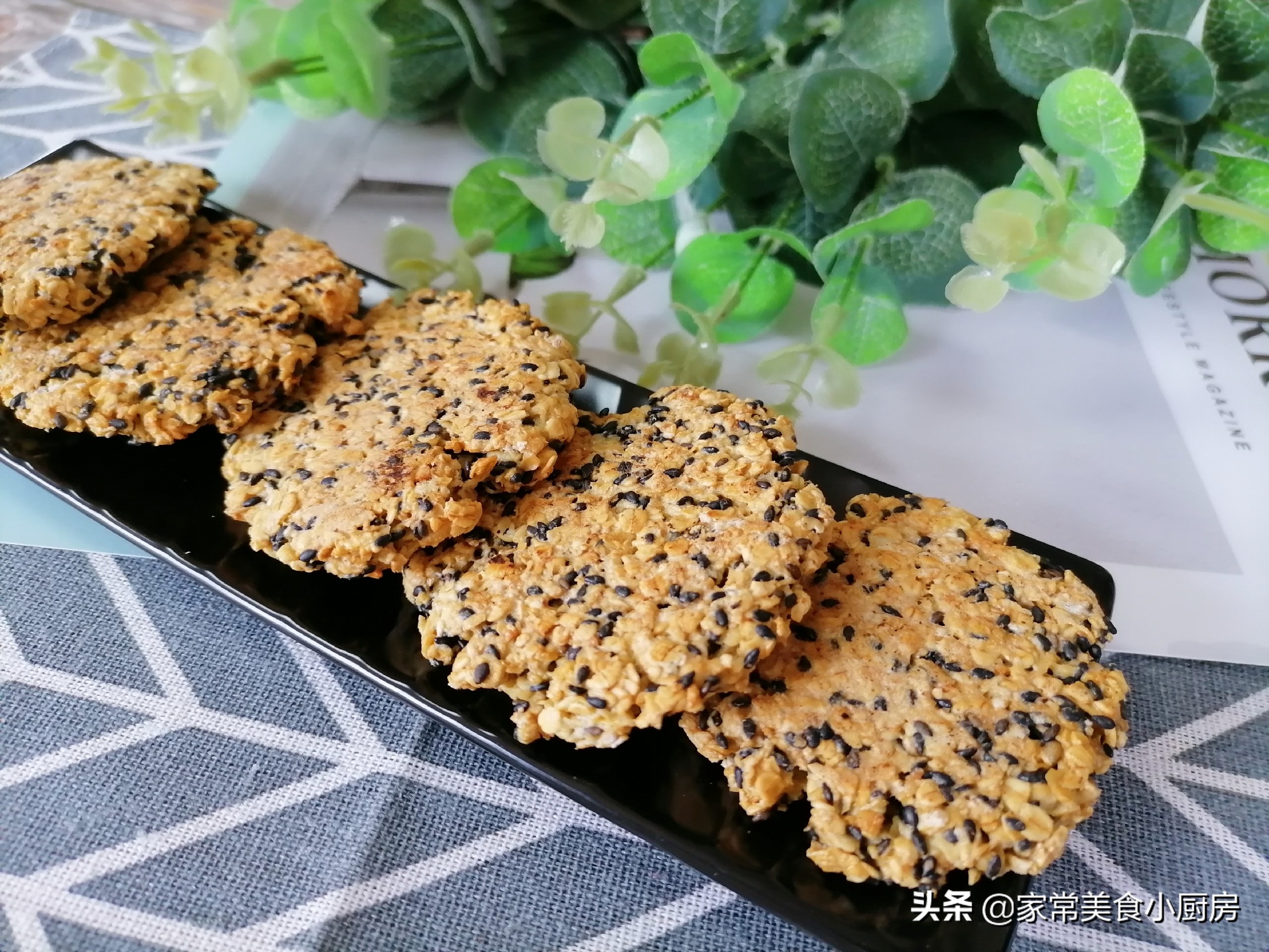 电饼铛怎么做燕麦饼干,自制减肥燕麦饼干无烤箱