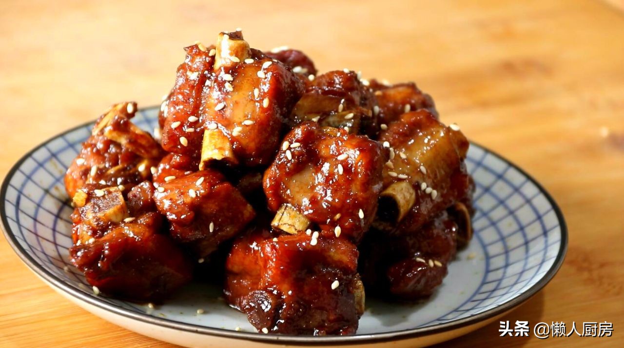 电饭锅糖醋排骨的家常做法,不用油糖醋排骨的做法步骤