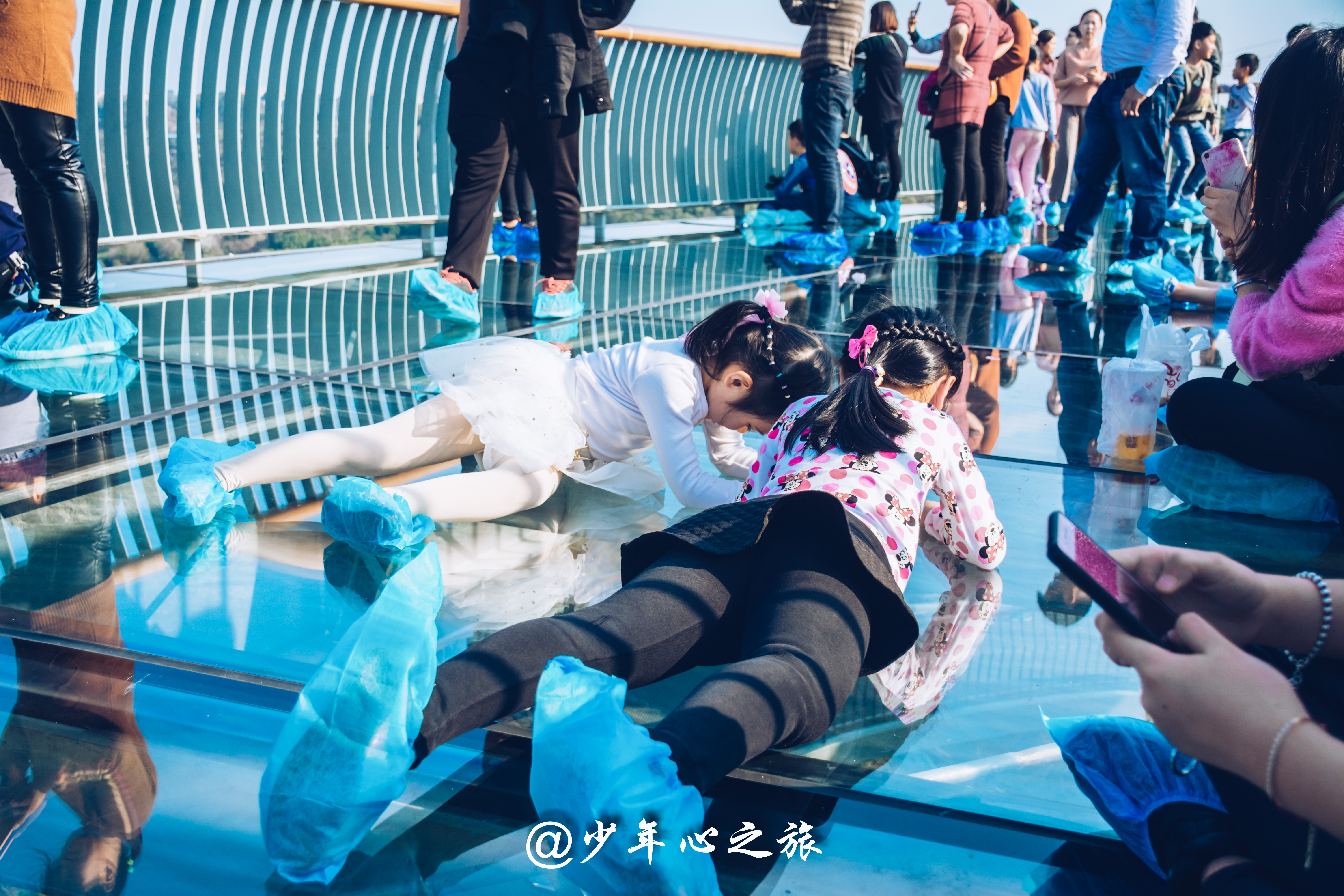 泉州大坪山空中玻璃栈道,福建泉州最大的玻璃栈道