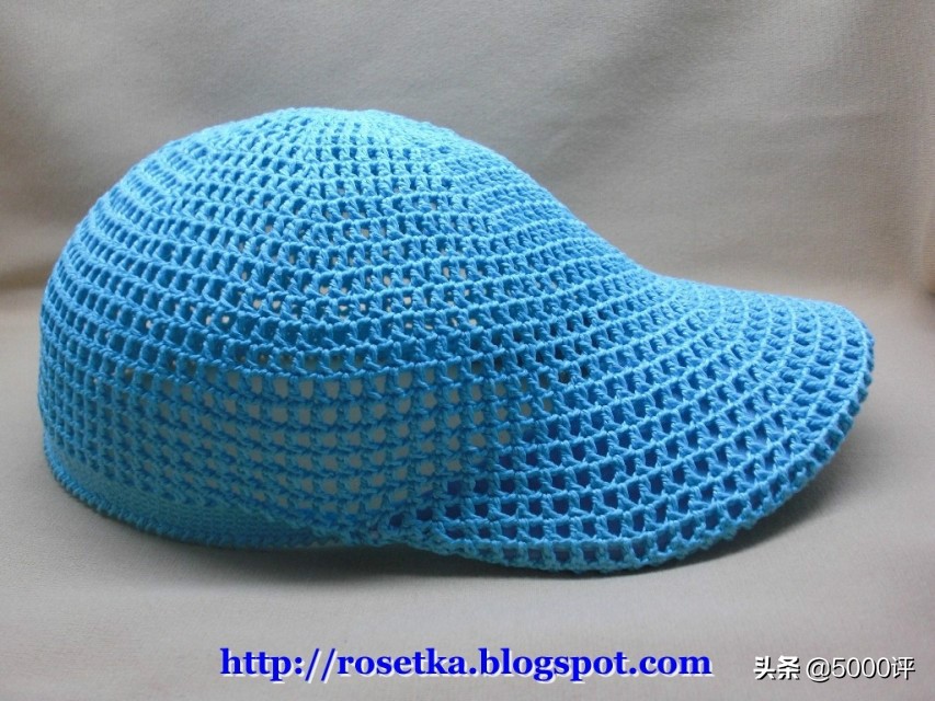 棒球夏凉帽的钩织方法,多种扇形花夏凉帽钩编视频教程