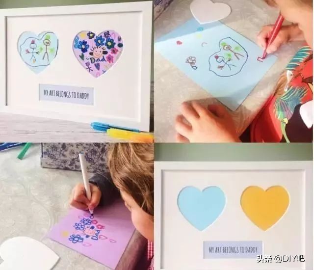 父亲节礼物手工教程使用白色的纸,8-12岁父亲节手工礼物卡纸