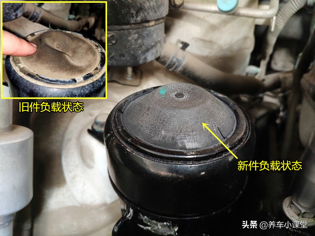 汽车弹簧减震垫坏了症状,车身颠簸不稳