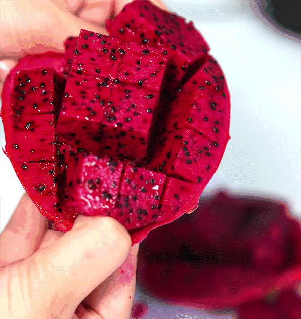 又甜又香的火龙果,夏天火龙果这样吃太凉爽了