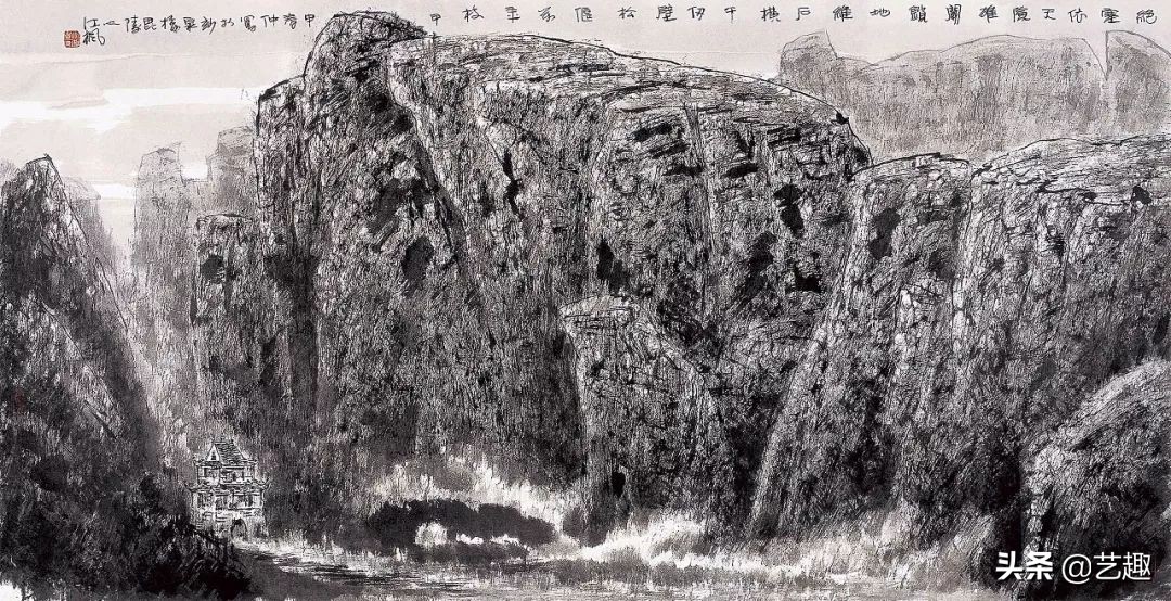 画家江枫作品,黄公望评价