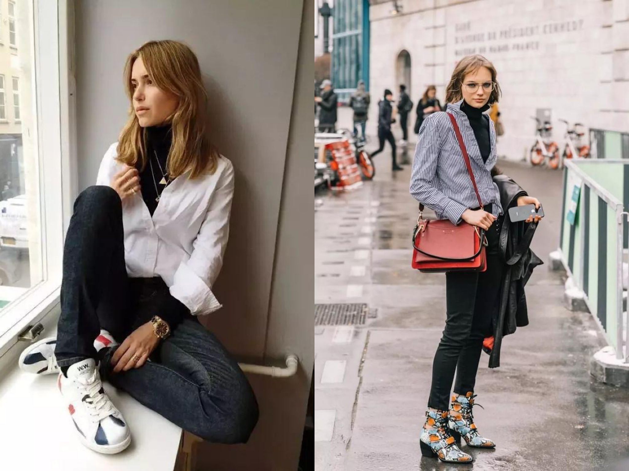 毛衣穿搭与衬衫搭配,冬天毛衣时尚穿法让你秒变小公主