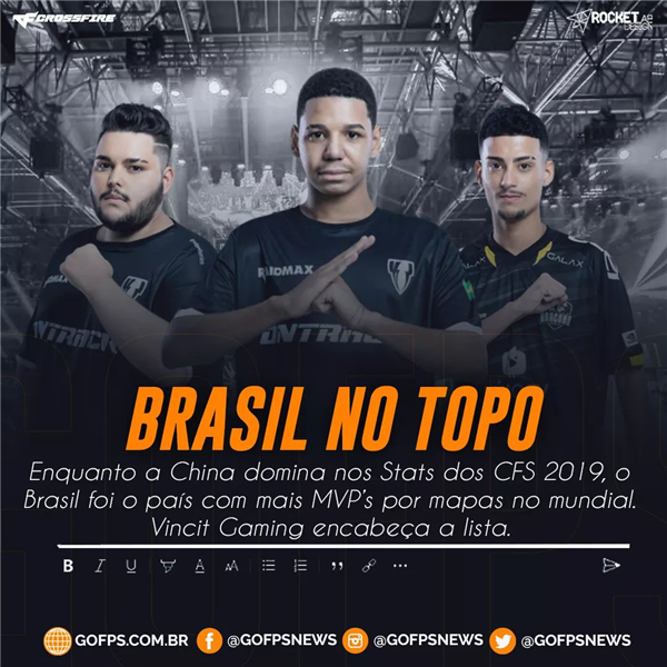 19年巴西vg有多强,cfs巴西vg夺冠瞬间