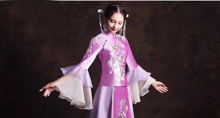 最适合穿中式嫁衣,新款秀禾服新娘礼服中式嫁衣