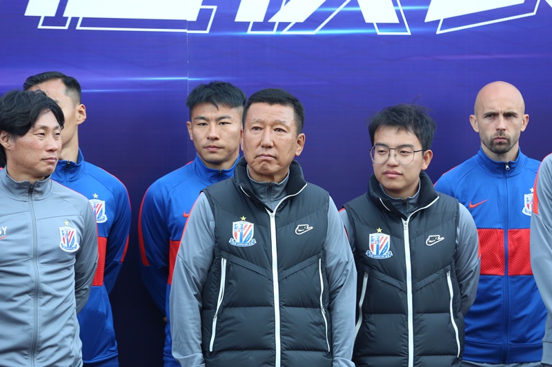 申花主场首秀崔康熙,2024申花出征仪式