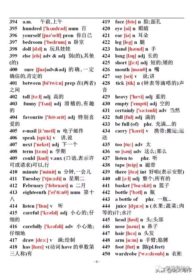 六年级英语下册陕旅版单词表音标,初中英语单词大全10000个
