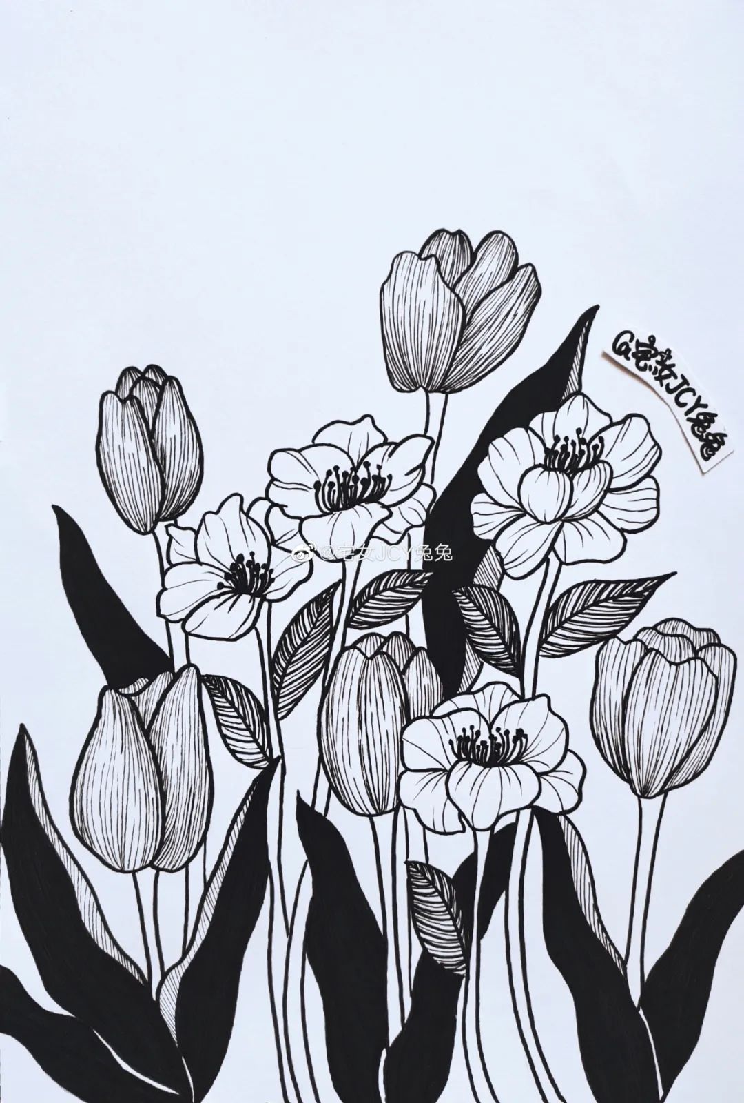 简单又好看的重彩油画棒作品,美到极致的风格绘画