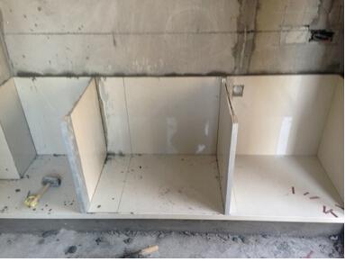 做砖夹石橱柜,老公非要自己动手装修