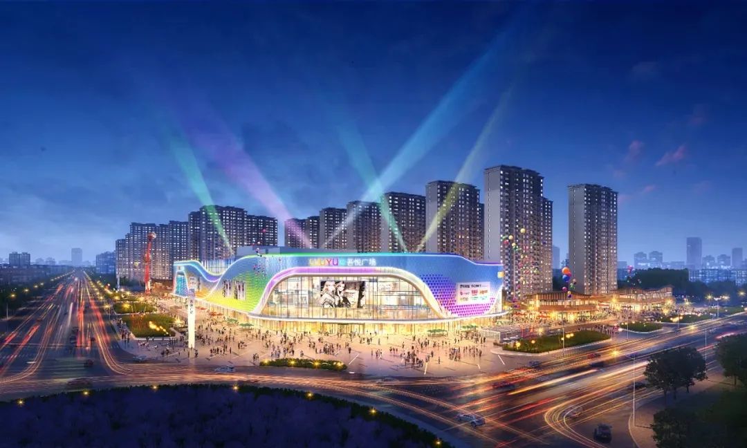 滨州吾悦广场网红街,2023滨州网红打卡地春天