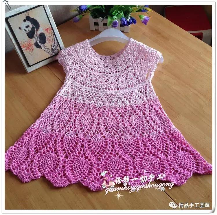 夏季穿的菠萝裙用什么线钩最好,半身菠萝裙钩法视频教程全集