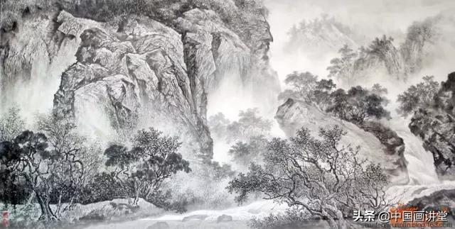张利国画山水画欣赏,张富君山水画新作品图片