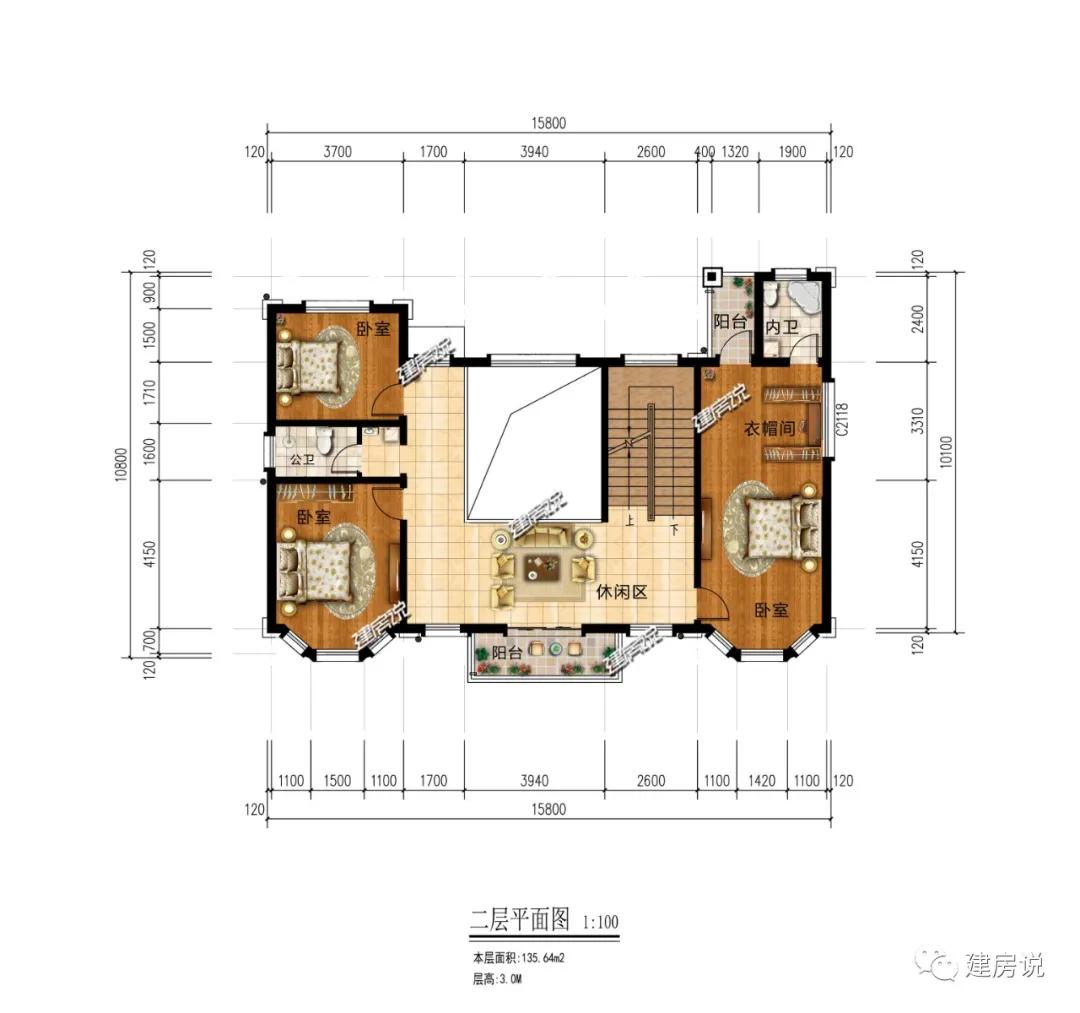 挑空复式别墅怎么设计,复式别墅挑空大客厅
