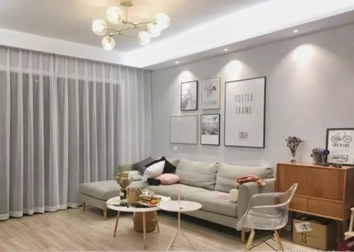 人字木地板装修效果图,石塑木地板装修效果图