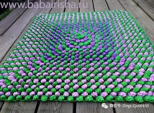 塑料袋编拖鞋,毛线编织浴花袋