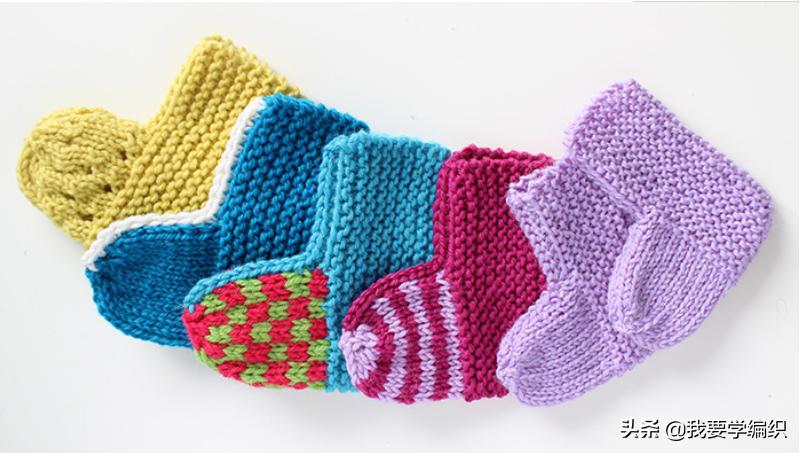 针织袜子教程成人,简易袜子针织教程婴儿