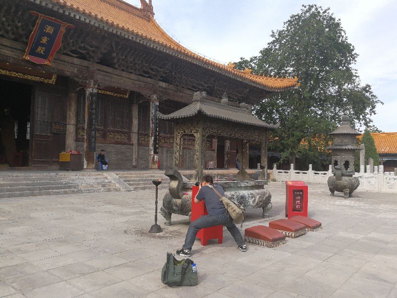 华山脚下的西岳庙,华阴华山之巅