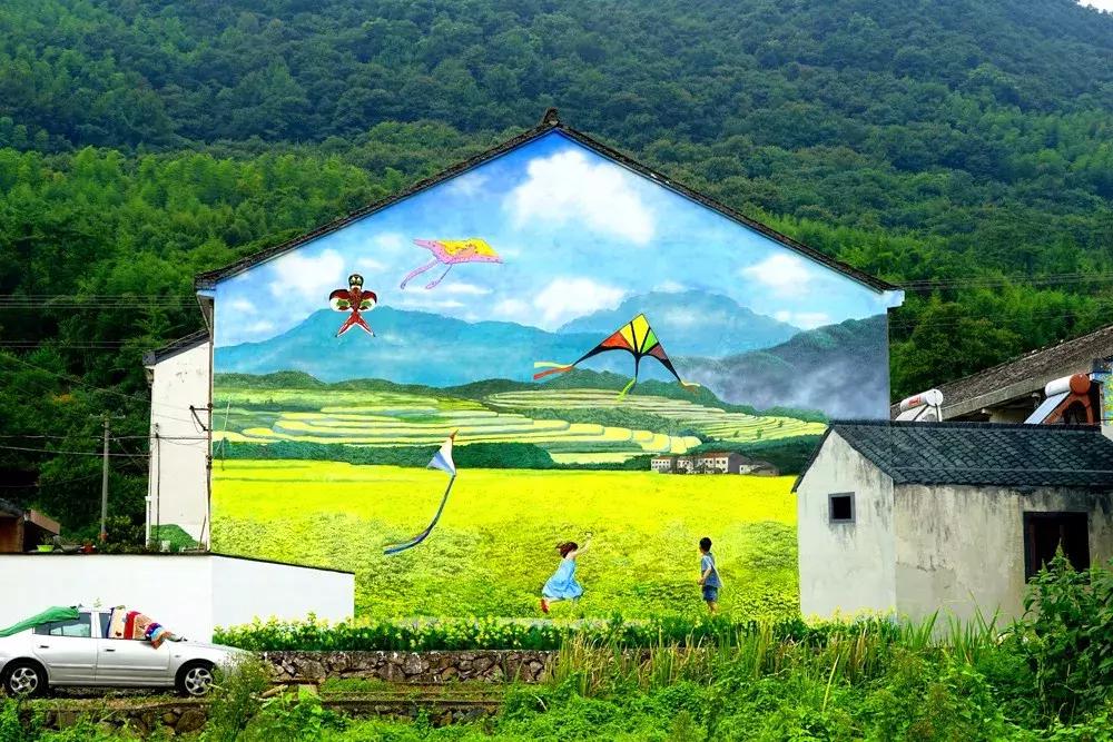 婺源油菜花田风景,藏于江西婺源深山中小村子