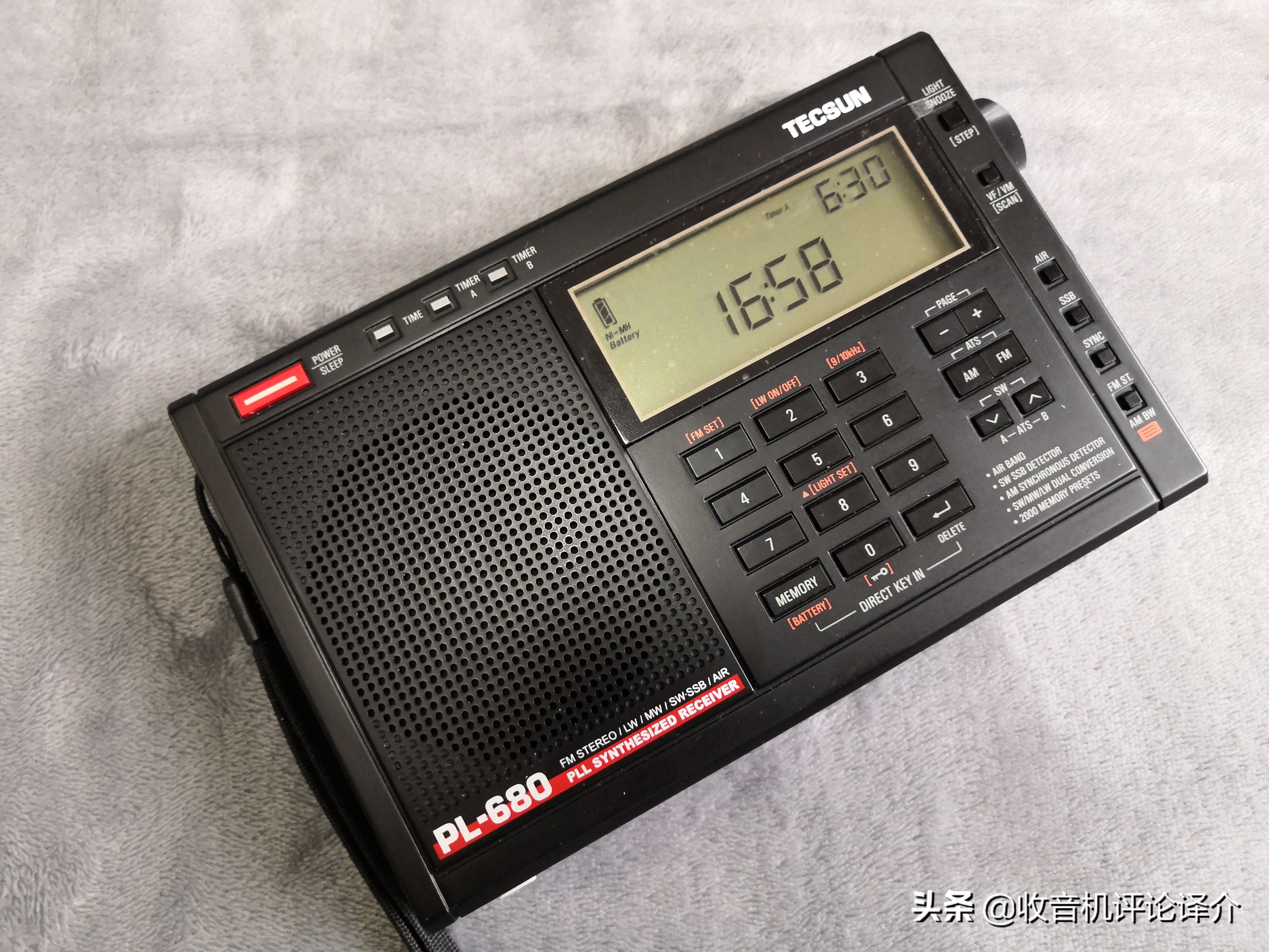 德生收音机pl-680开箱,德生pl680收音机改造