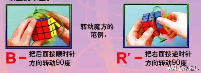 只要四步就能还原的三阶魔方,如何快速把魔方还原6面