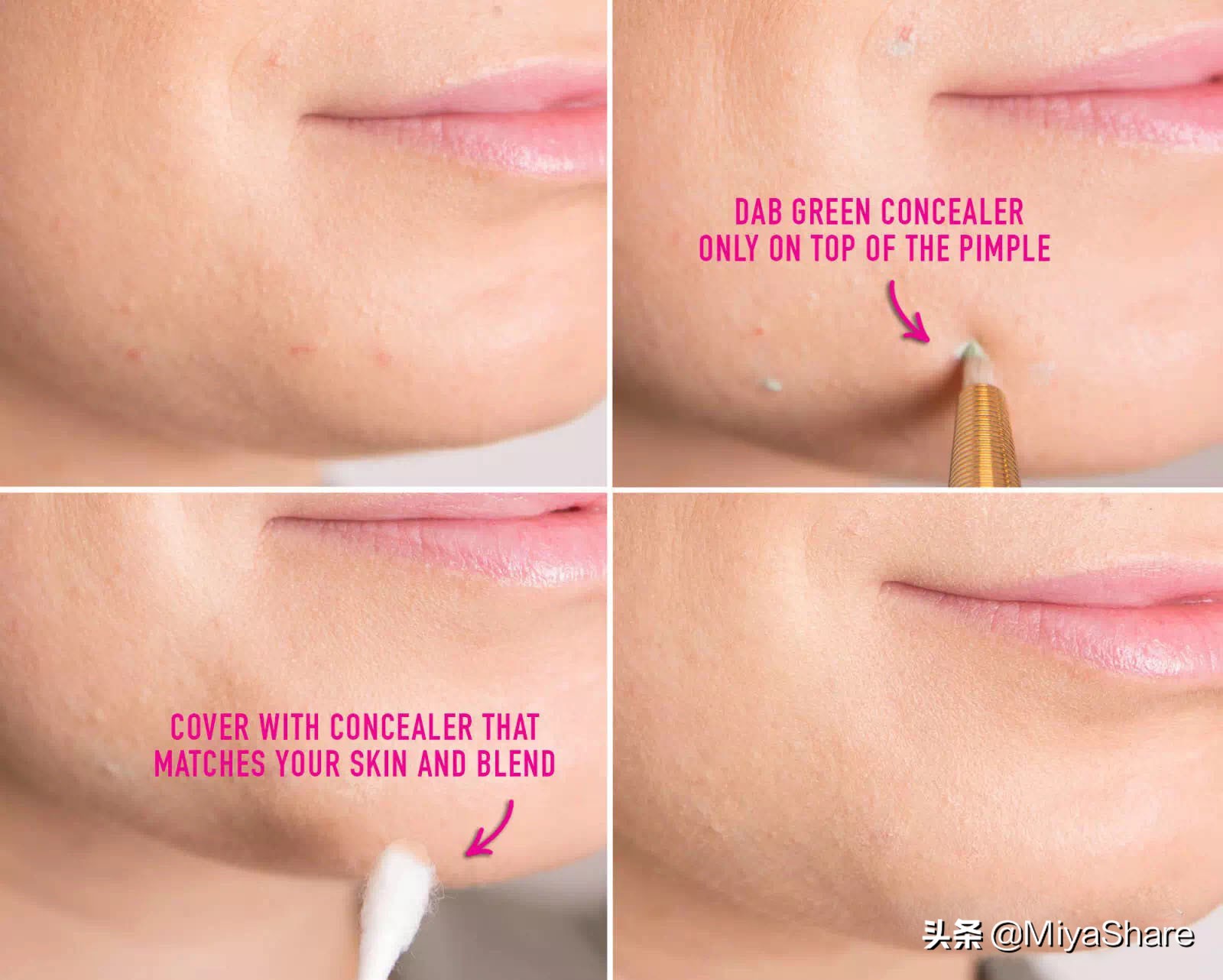 遮瑕的正确使用方法用在哪一步,不同遮瑕的正确使用方法