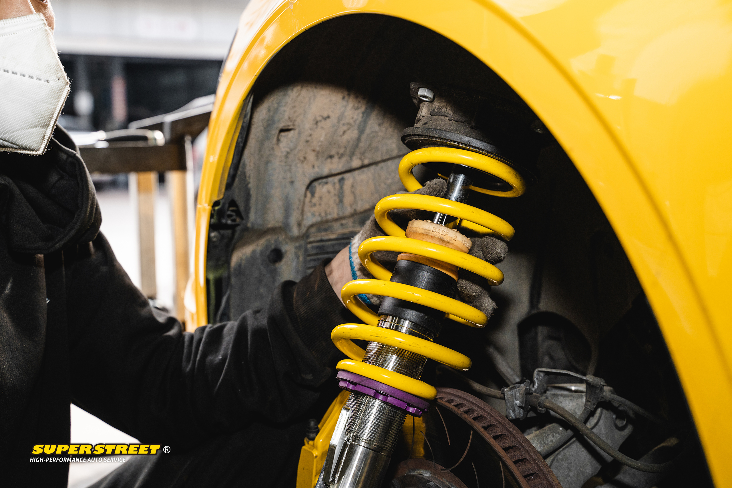 奥迪S3拆掉BILSTEINB16，换上KWV3绞牙避震，只想更舒适。