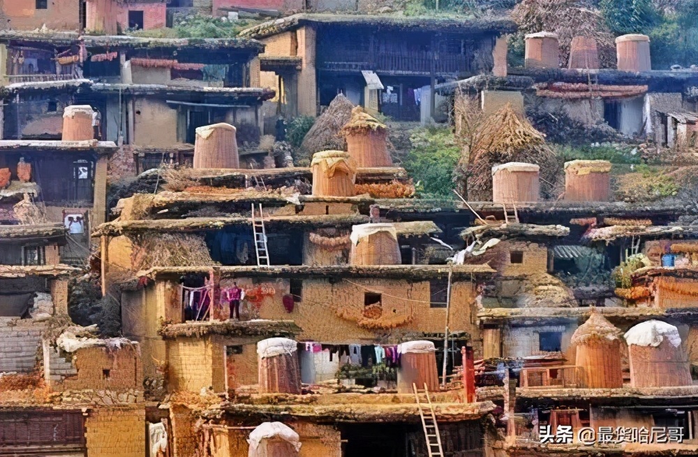 城子古村落的房子,古老的城子古村