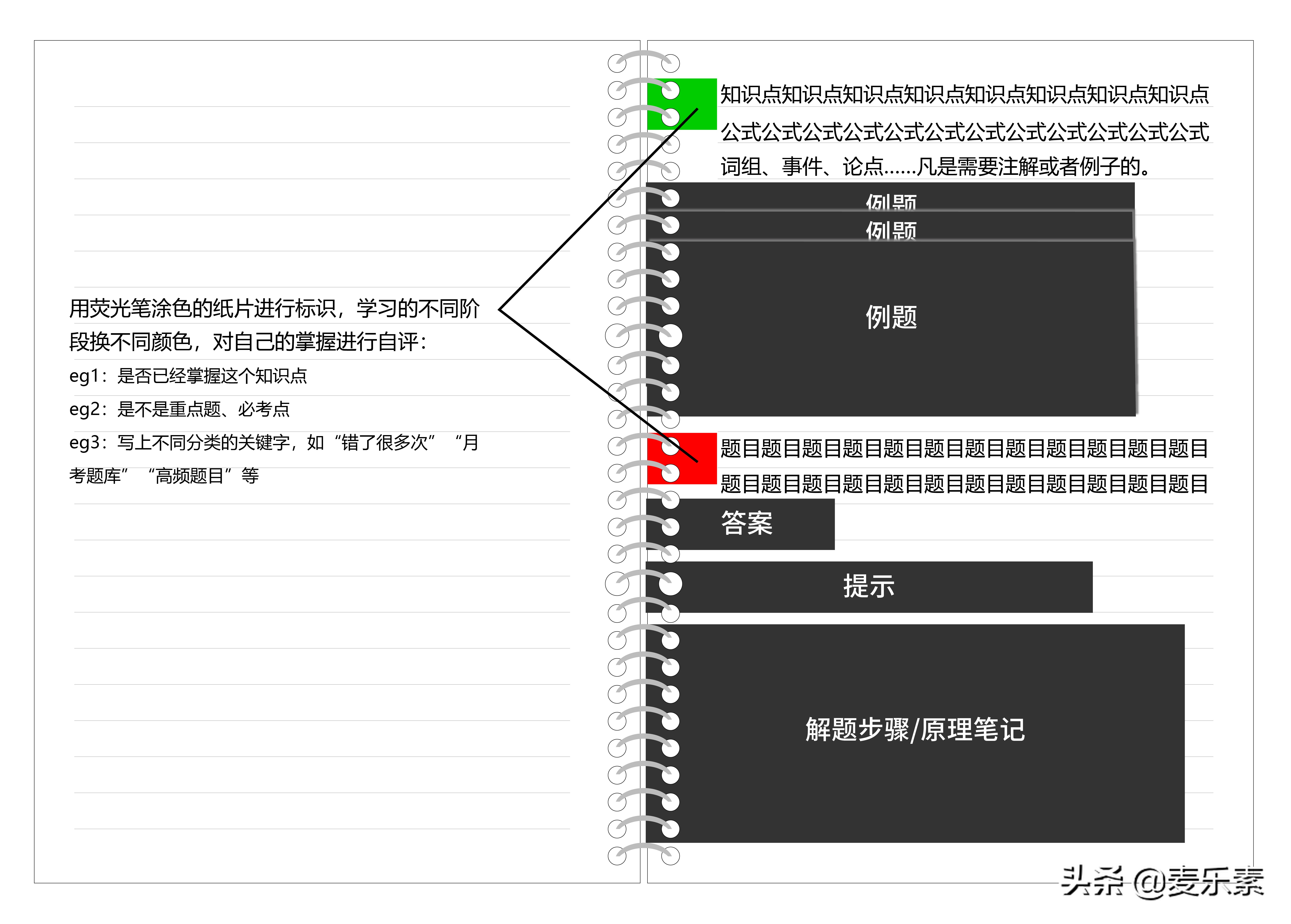 活页笔记本学习效率提高方法,活页本和笔记本哪个适合做笔记