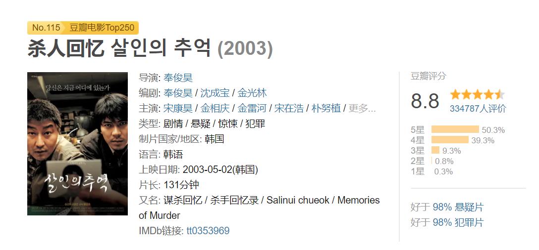 杀人回忆凶手全集,杀人回忆真正凶手结局