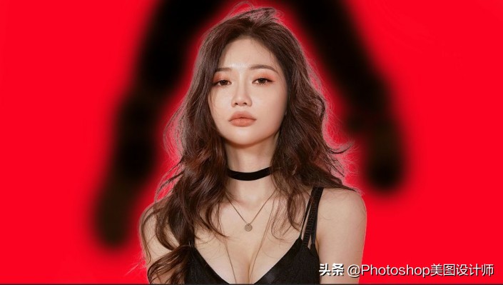 ps通道抠图韩国美女发丝,ps通道抠取女生发丝