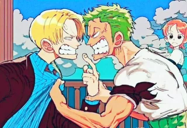 索隆和山治的情侣时刻,索隆和山治日常干架