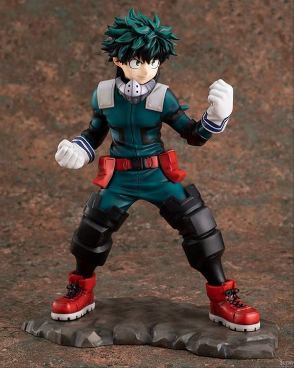 超轻粘土手办绿谷出久,我的英雄学院绿谷手办q版