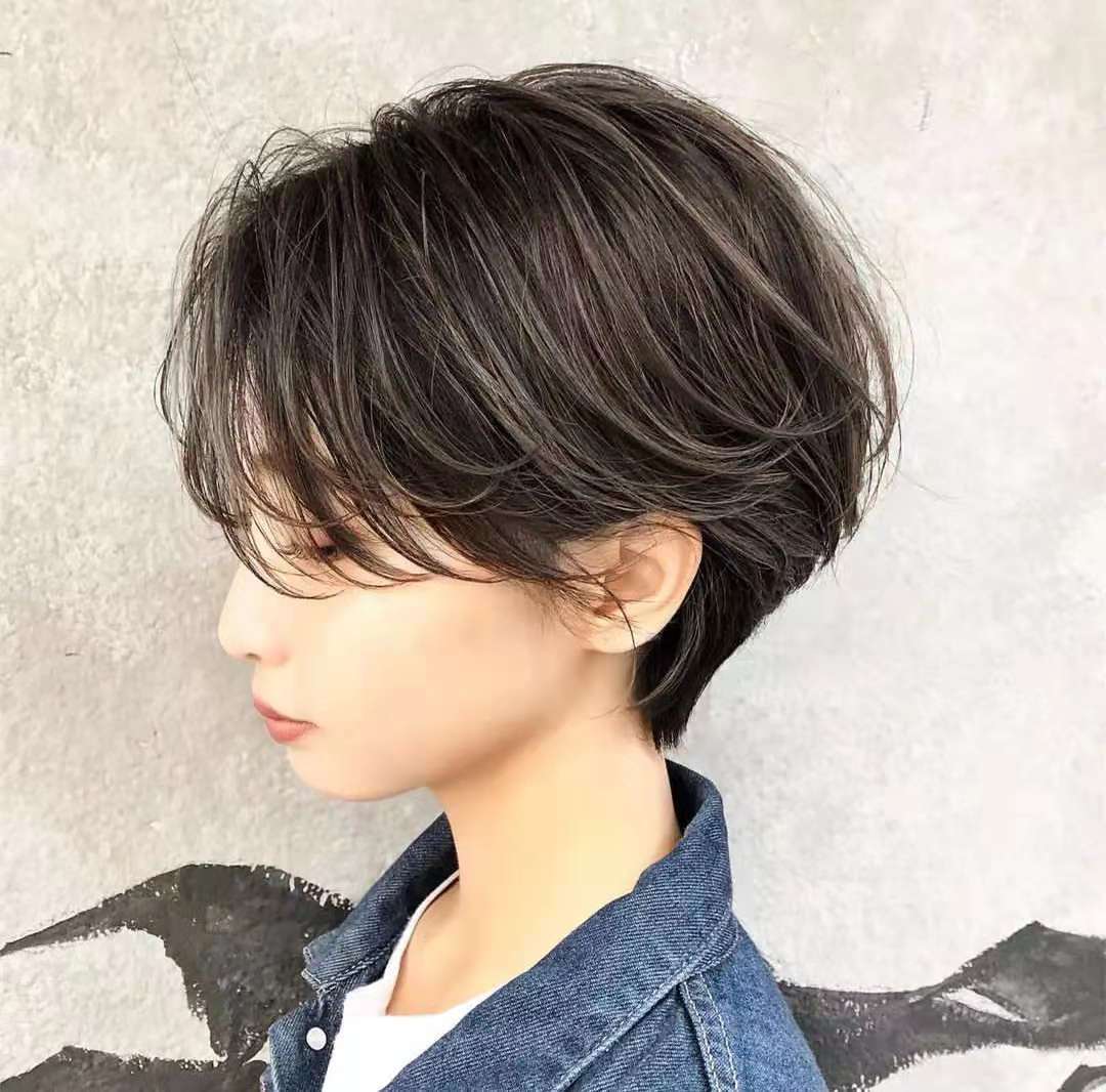 好看波波头短发,波波头不老气