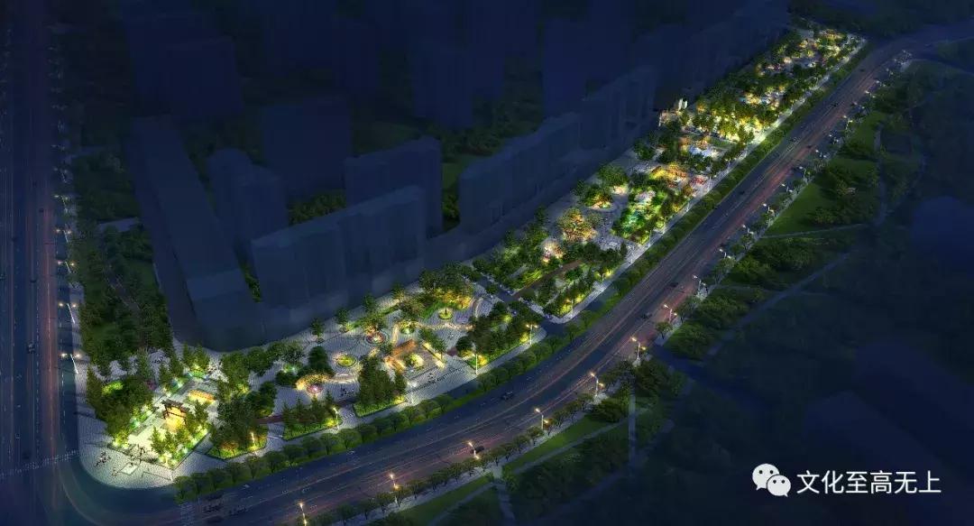 华夏之都效果图,华夏之都公园夜景图片