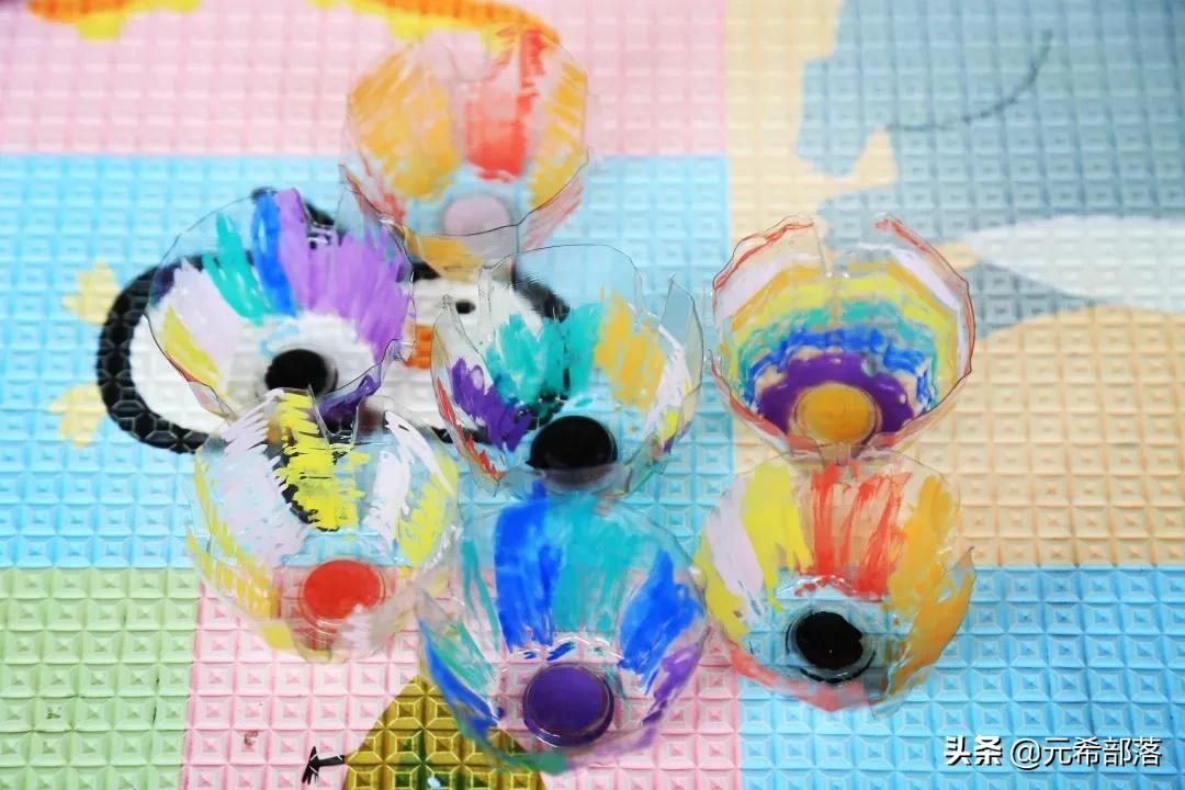 儿童创意花卉手工,儿童手工制作大全创意开花