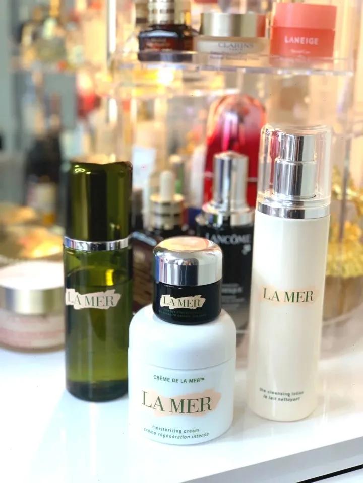 lamer海蓝之谜精华面霜补水保湿,lamer海蓝之谜精粹水和精华露