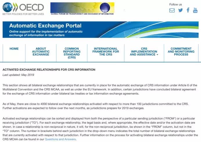 crs全球征税国家几时开始,什么是crs全球征税