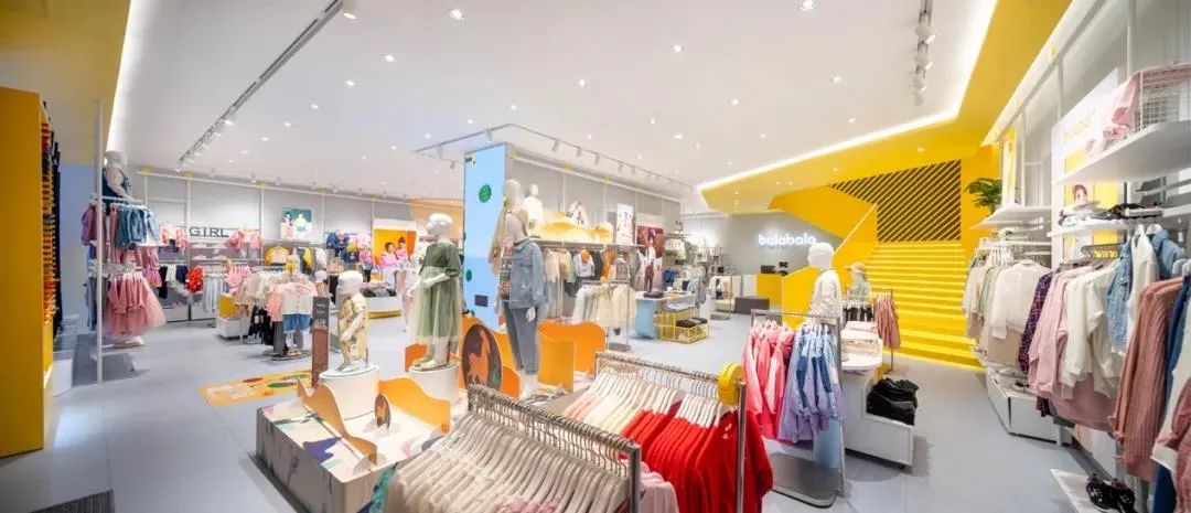 巴拉巴拉品牌实体店,巴拉巴拉万达形象