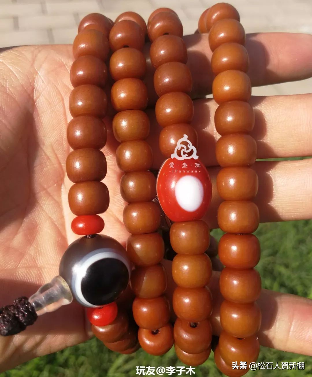 一条菩提根，盘10年，如蜜蜡般漂亮