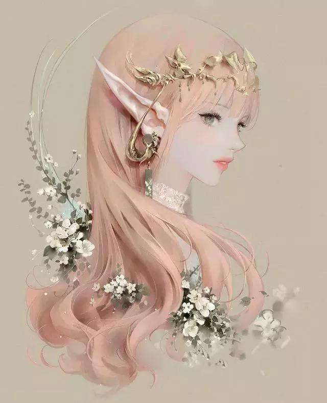 好看的仙女插画,唯美的韩国风插画