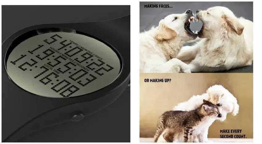 戴上之后让人感觉深不可测的手表,带倒计时功能的手表