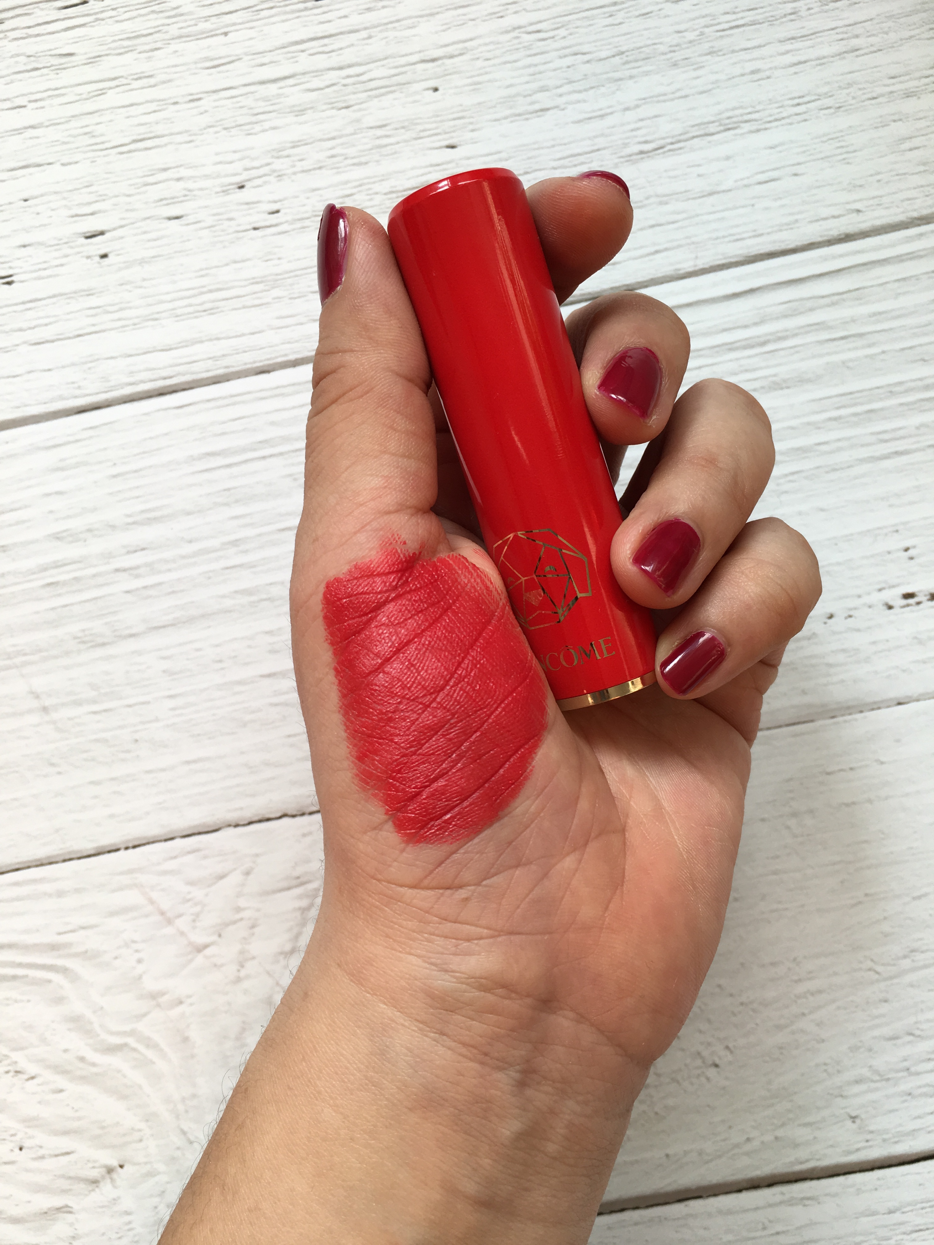 lancome七夕限定口红试色,lancome口红试色295