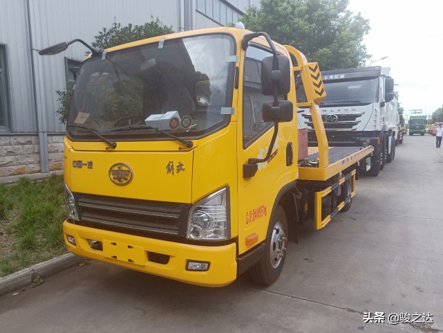 多种型号一拖二平板清障车价目表,小型清障车拖车什么品牌好