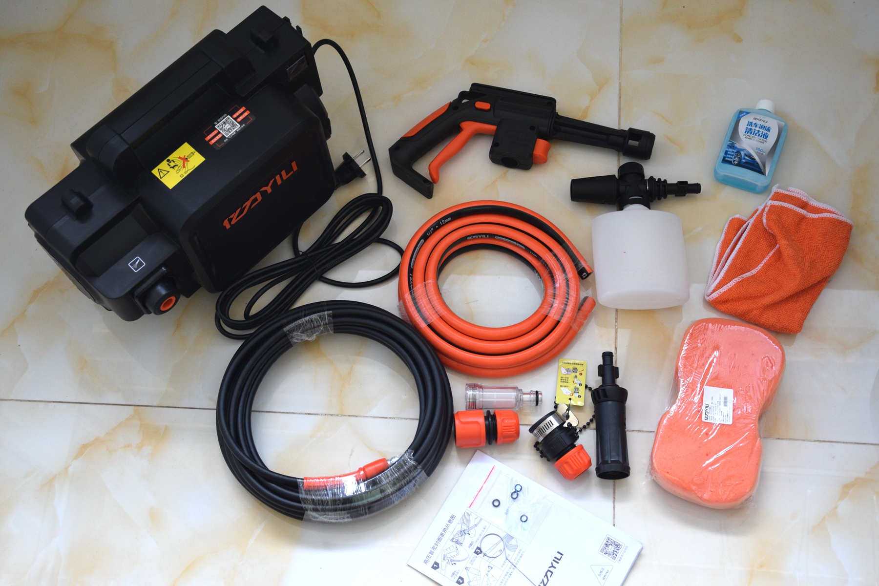 亿力黑骑士洗车机质量怎么样呢,家用亿力黑骑士洗车机洗车视频